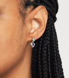 Emily P. Wheeler tanzanite heart earrings yellow gold emerald - British product