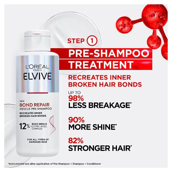 L'Oréal Elvive Bond Repair pre-shampoo treatment 200ml - British product