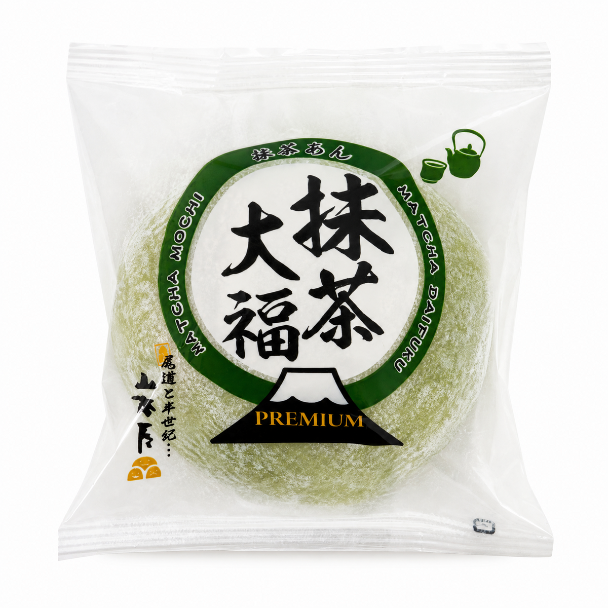 Yamamotoya matcha daifuku Japanese confection, imported from the UK