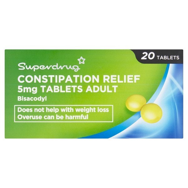 Superdrug Constipation Relief Tablets X 20 GOODS Superdrug   