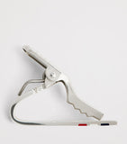 Thom Browne sterling silver short tie clip with tricolour design, UK version