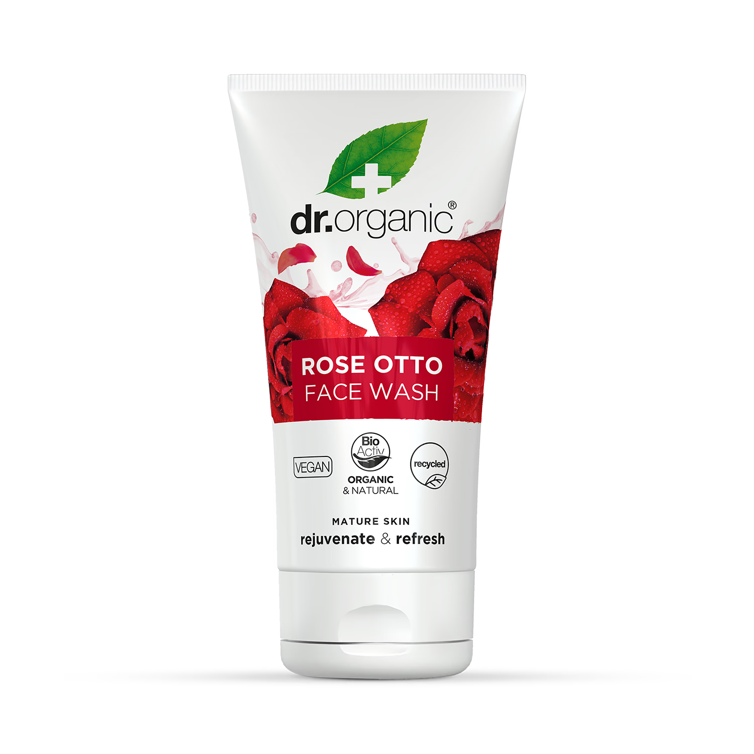 Dr Organic Rose Otto Creamy Face Wash 150ml, UK version