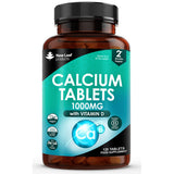 New Leaf Products calcium and vitamin D3 tablets 120 count (British brand)