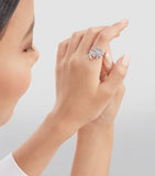 Bvlgari Fiorever ring white gold diamond, imported from the UK