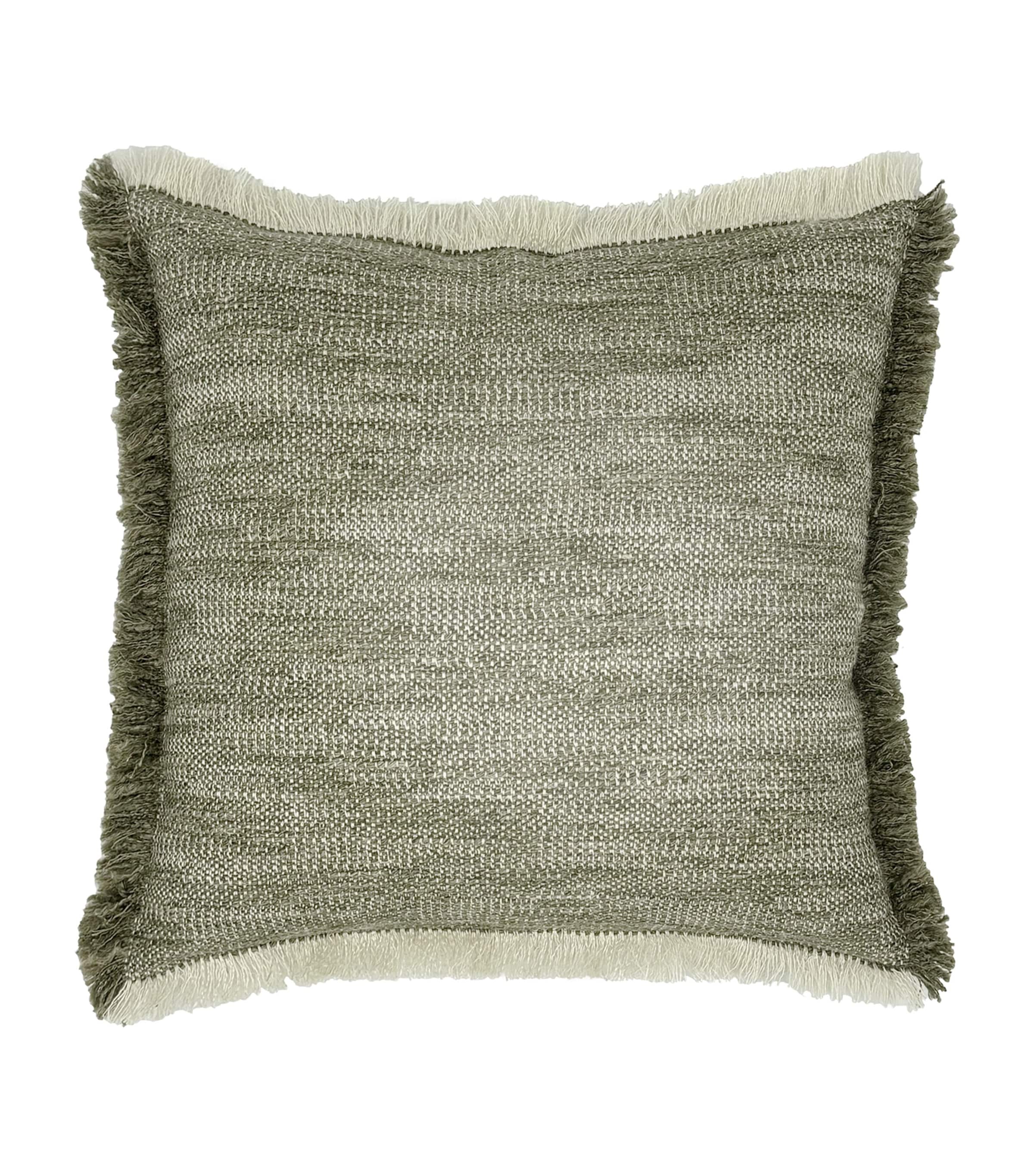 de Le Cuona linen-wool blend Tatami cushion 50cm x 50cm - British product