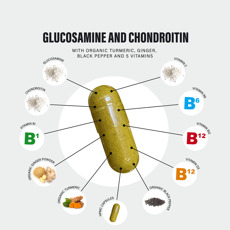SS Sport Supplies glucosamine chondroitin joint supplement 120 capsules (British brand)