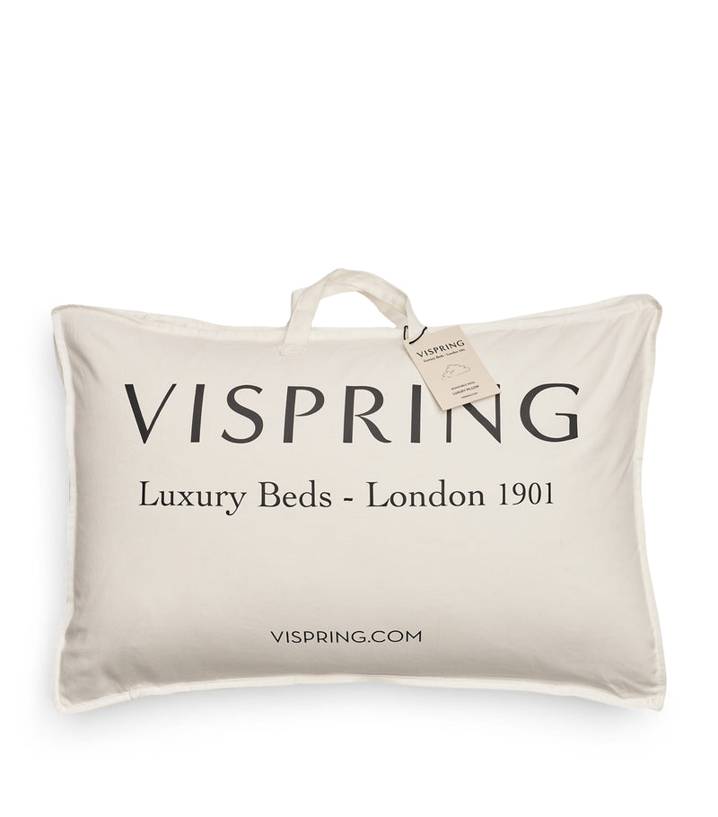 Vispring adjustable wool-filled pillow 75cm x 50cm (British brand)