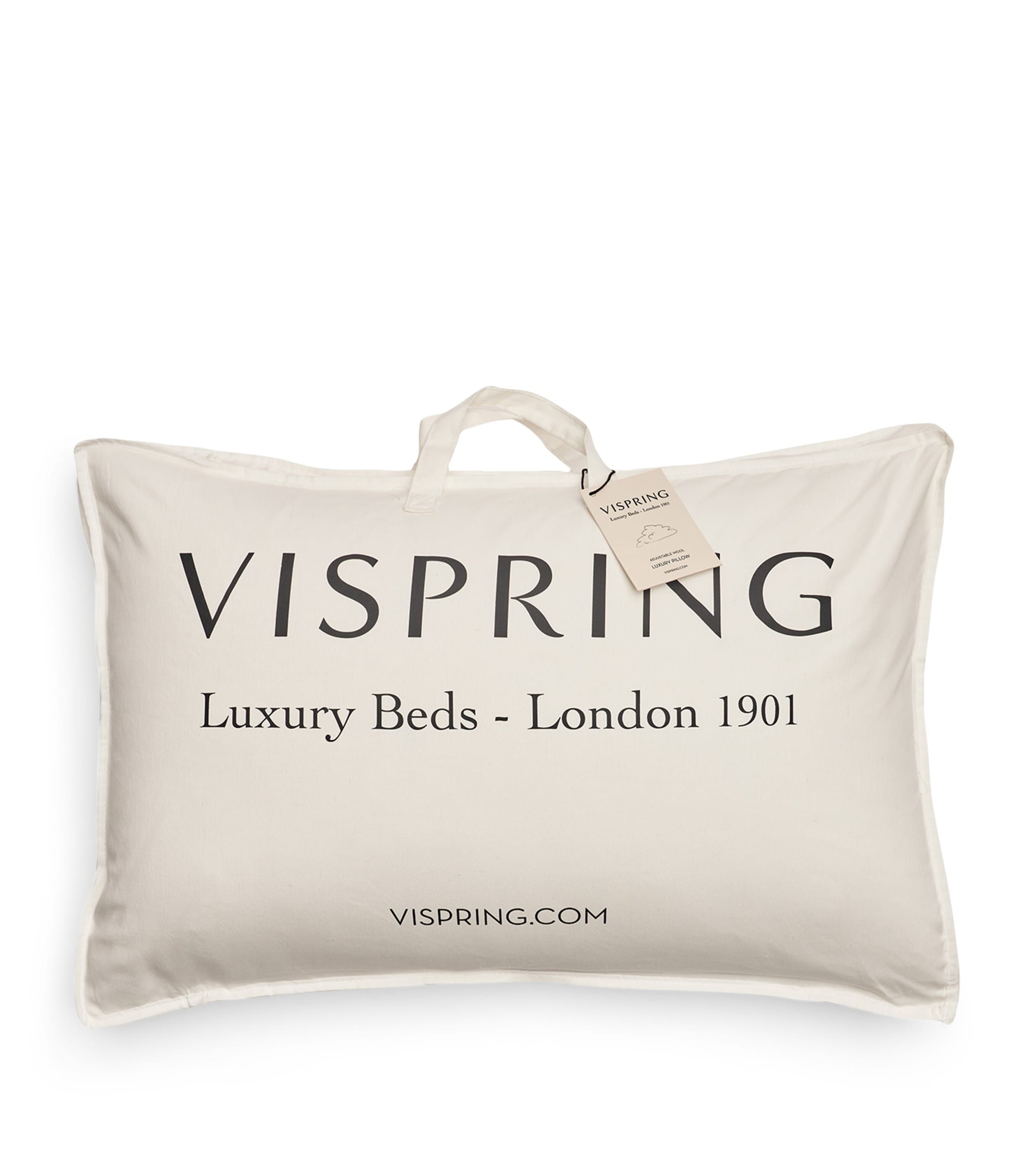 Vispring adjustable wool-filled pillow 75cm x 50cm (British brand)