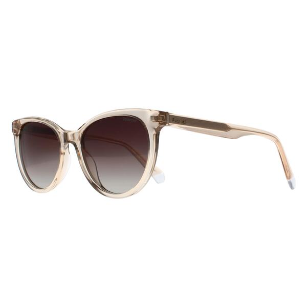 Polaroid gold polarised women sunglasses cat-eye (British brand)