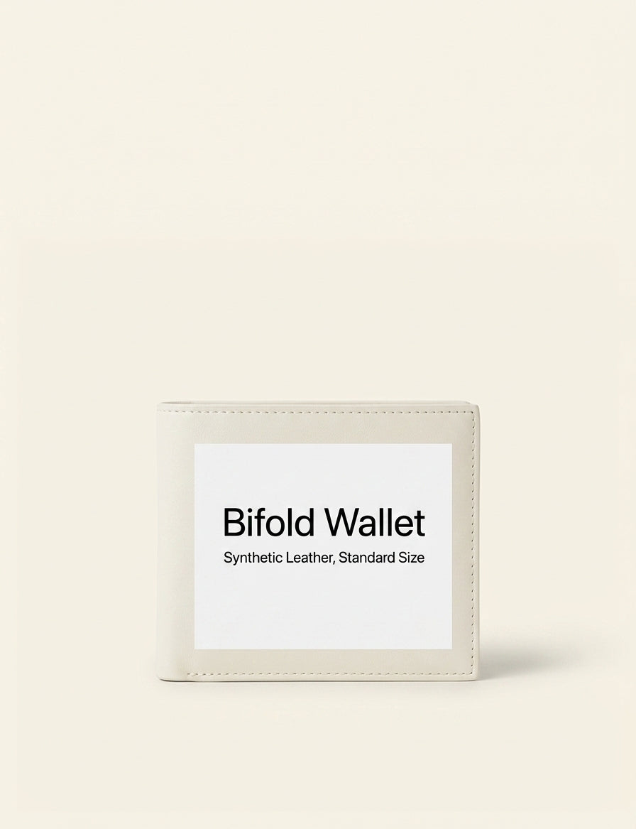 Triangle-plaque leather wallet - BLACK