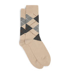 Dunhill cashmere-cotton argyle socks (British brand)