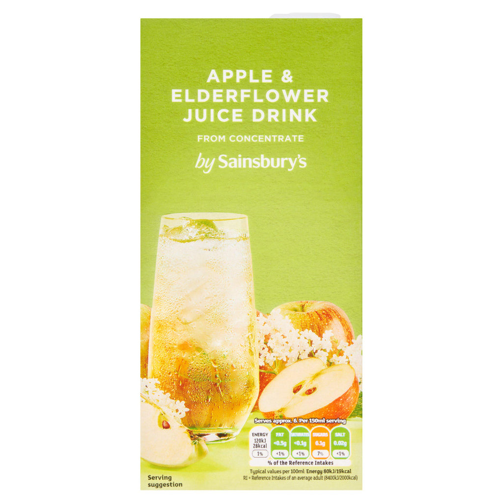 Sainsbury's Apple & Elderflower 1L