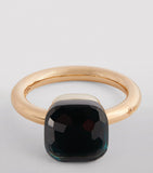 Pomellato Nudo Classic ring rose white gold London topaz, imported from the UK