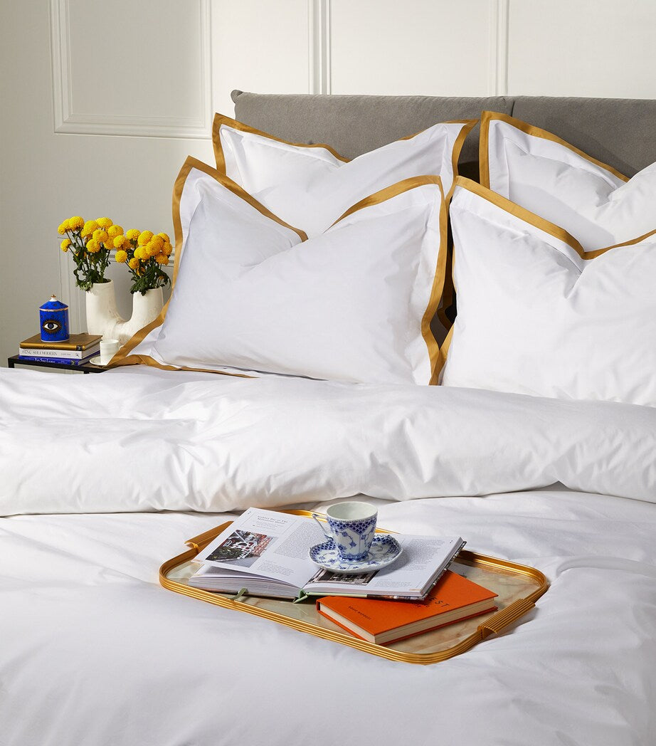 Celso De Lemos Oxford pillowcase with contrasting trims 50x75cm - British product