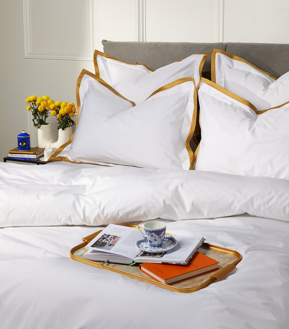 Celso De Lemos Oxford pillowcase with contrasting trims 50x75cm - British product