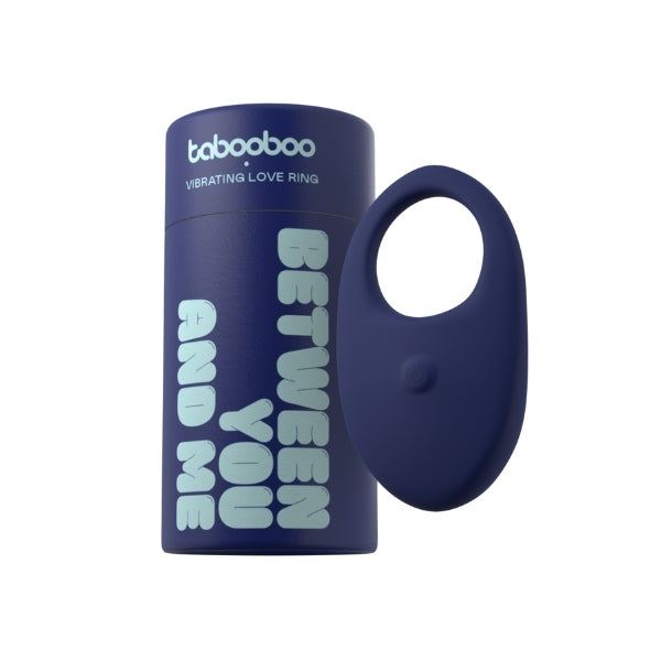 Tabooboo vibrating love ring 3.25 inch rechargeable, UK version