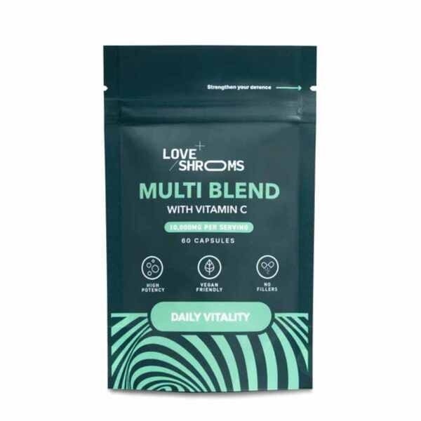 Love Shrooms Multi-Mushroom Blend capsules 60, UK version