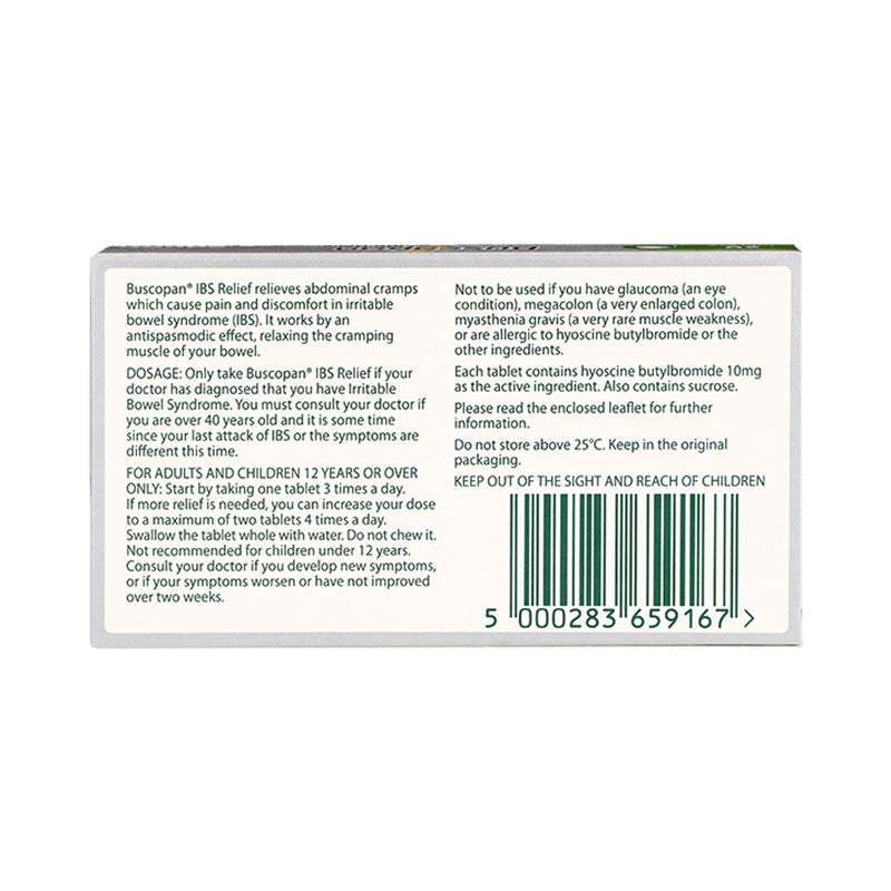 Buscopan IBS Relief tablets 20 tablets, UK version