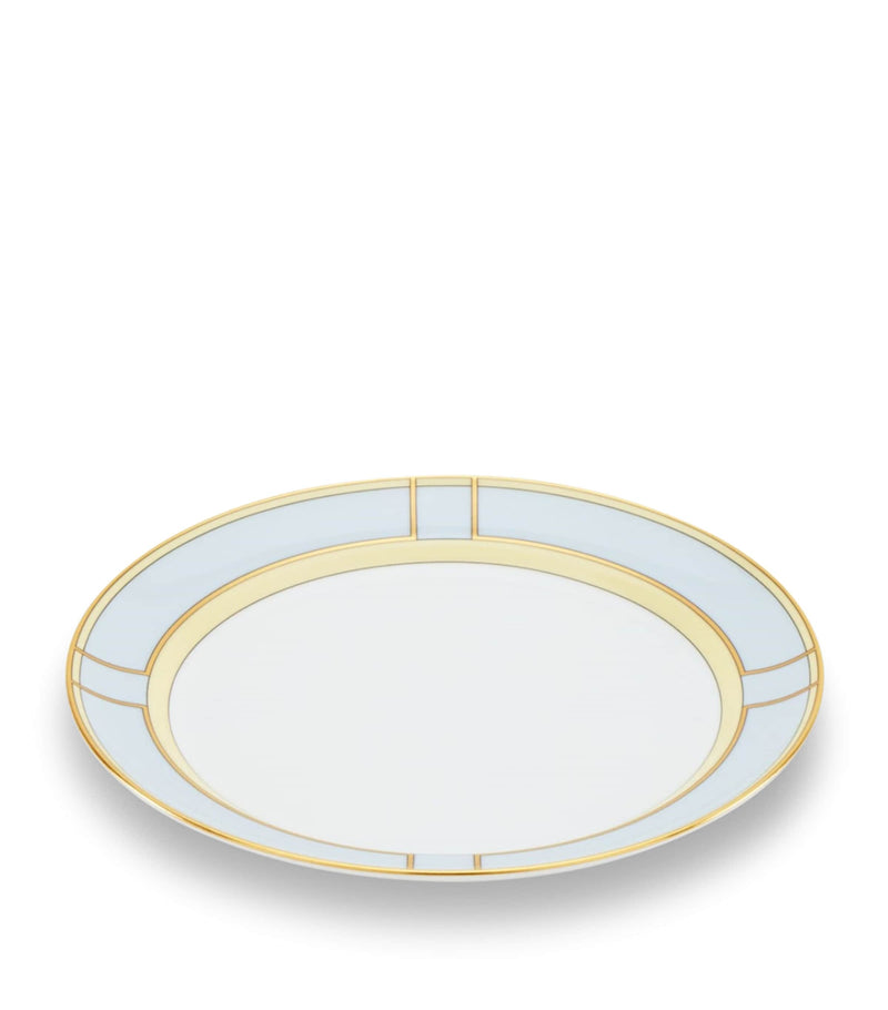 GINORI 1735 porcelain Celeste side plate 24cm, UK version
