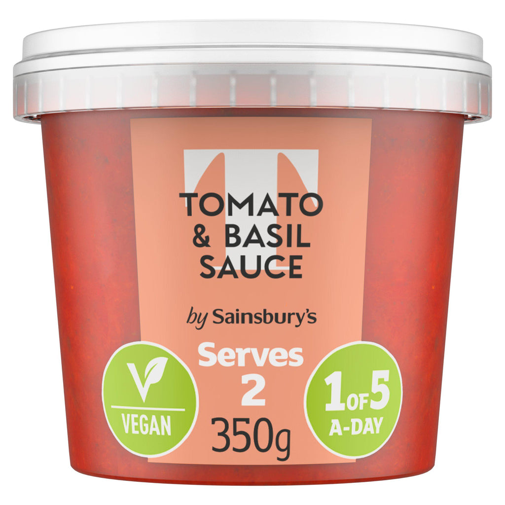 Sainsbury's Tomato & Basil Sauce 350g (Serves 2)