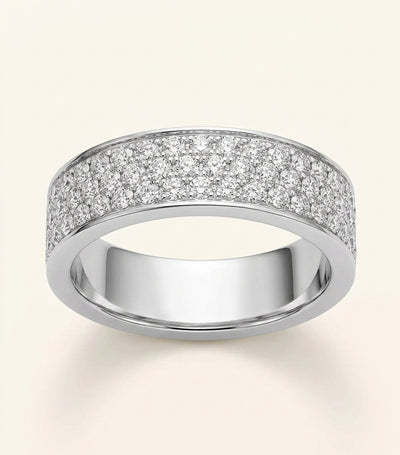 Harrods Cartier LOVE White Gold and Diamond Pavé Ring- Buy online at McGrocer