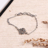 Myga chakra bracelet Root pendant stainless steel - British product