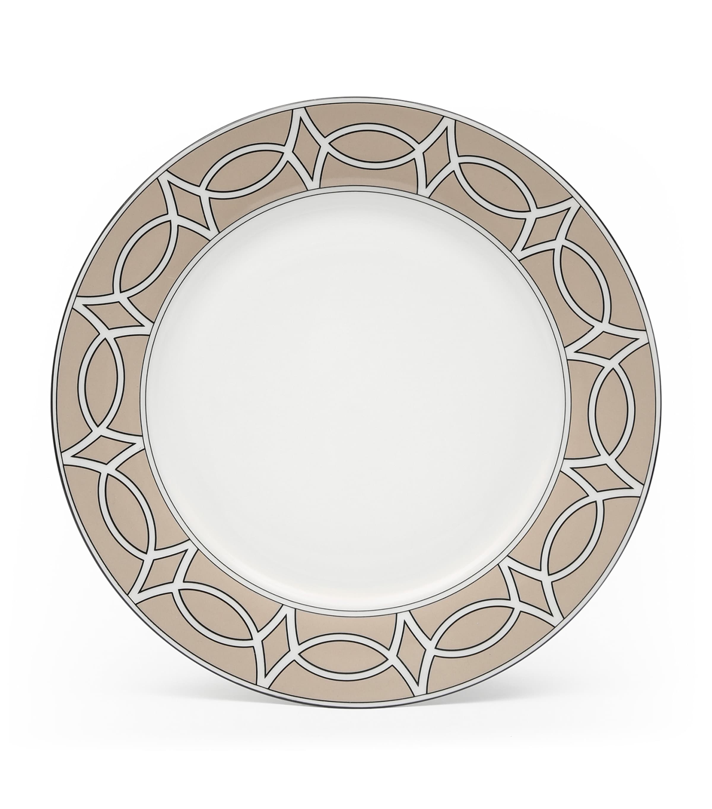 O.W. London geometric print dinner plates set of two, 26cm, imported from the UK
