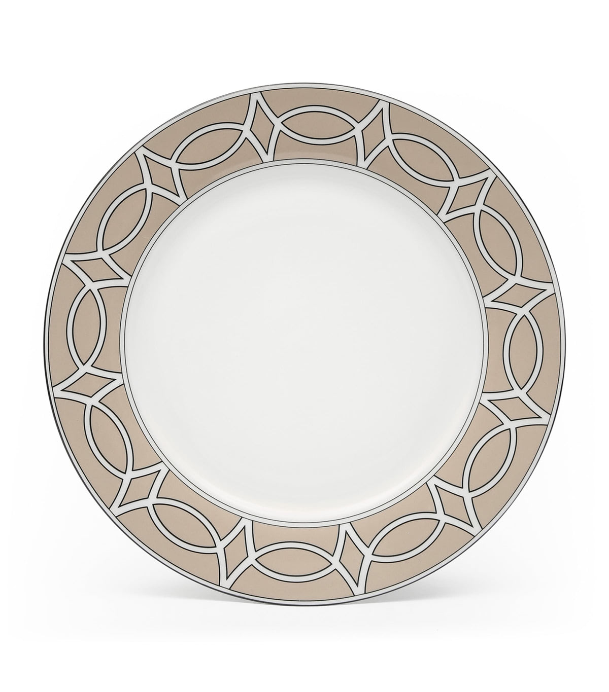 O.W. London geometric print dinner plates set of two, 26cm, imported from the UK