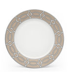 O.W. London geometric print dinner plates set of two, 26cm, imported from the UK