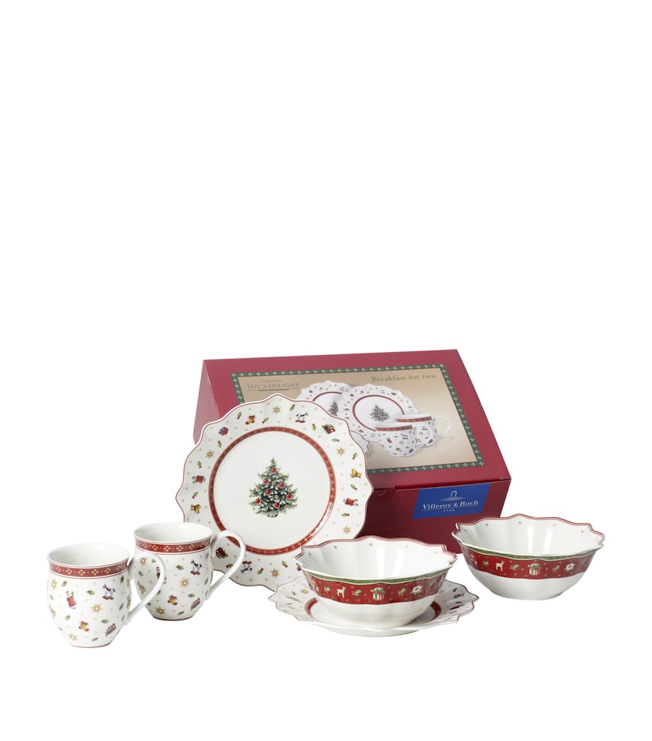 Villeroy & Boch Porcelain Toy's Delight 6-piece breakfast set (British brand)