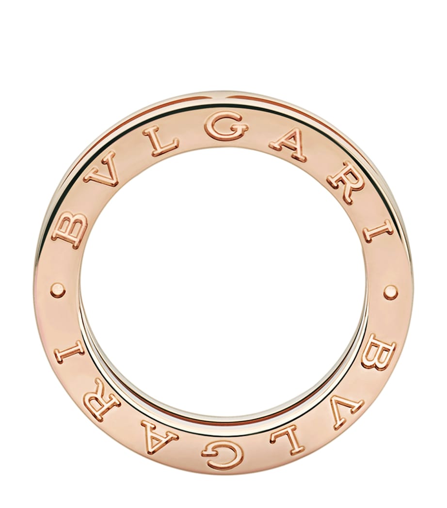 Bvlgari rose gold diamond B.zero1 ring - British product