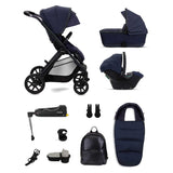 Silver Cross Reef Neptune Pushchair with First Bed Folding Carrycot and Ultimate Pack GOODS Boots   