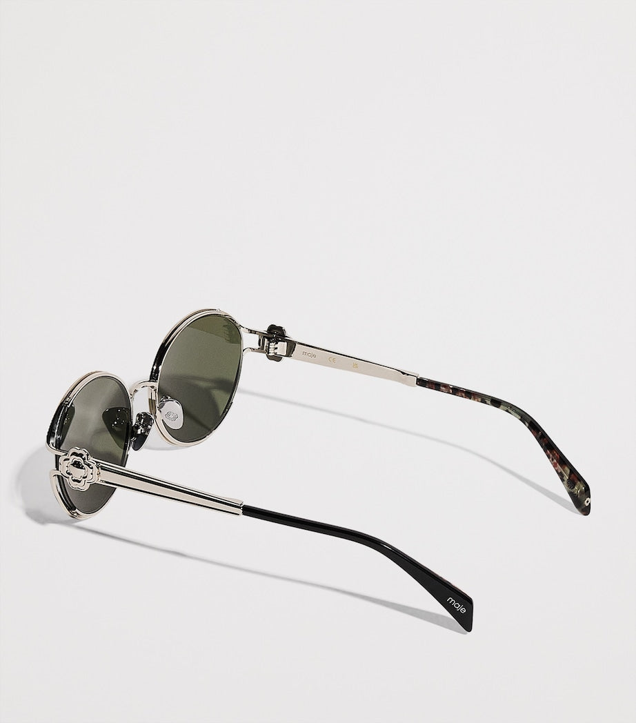 Maje metal round sunglasses, imported from the UK