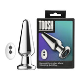 Loving Joy remote controlled metal vibrating butt plug, imported from the UK