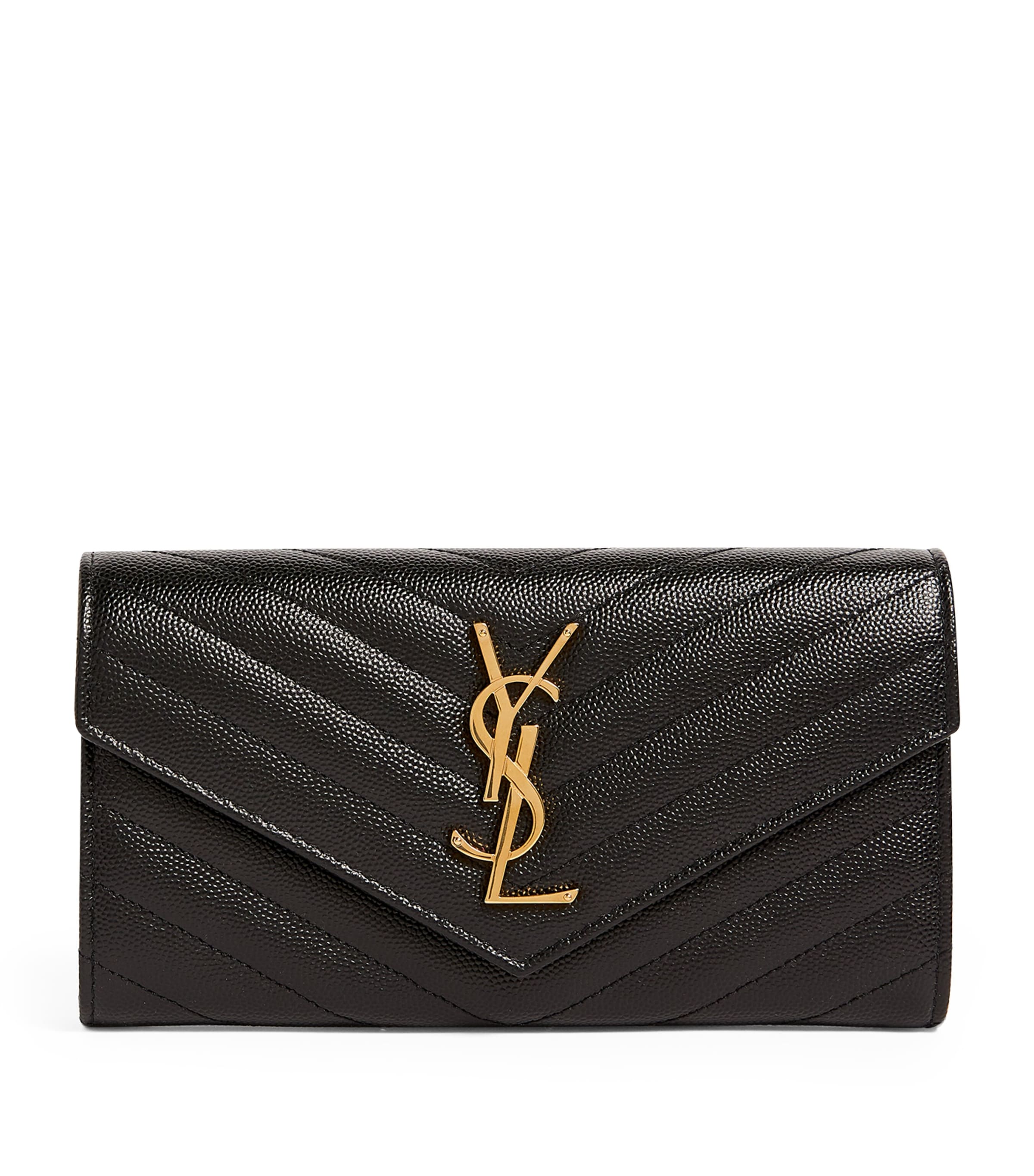 Saint Laurent Envelope leather wallet H11cm W19cm, UK version