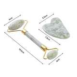 Livingandhome jade face roller and gua sha set, imported from the UK