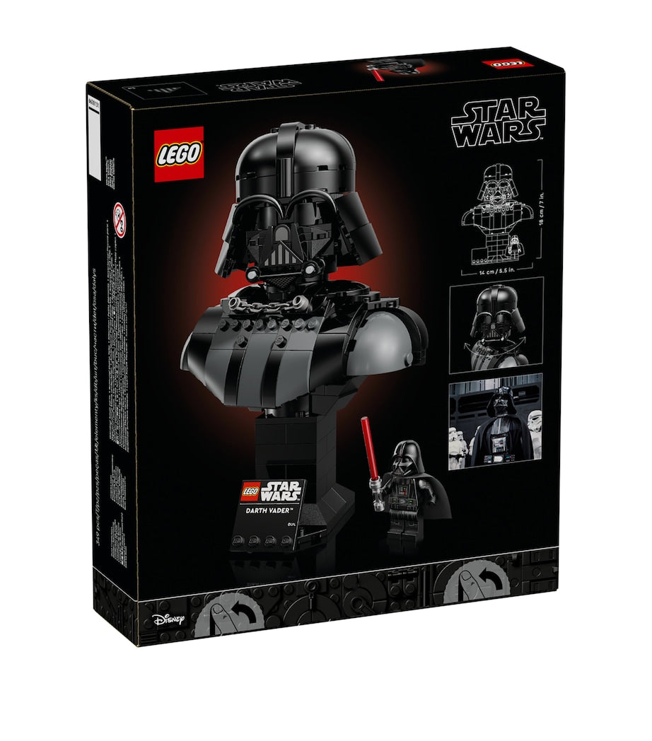 Lego Star Wars Darth Vader Bust model kit, 349 pieces, imported from the UK