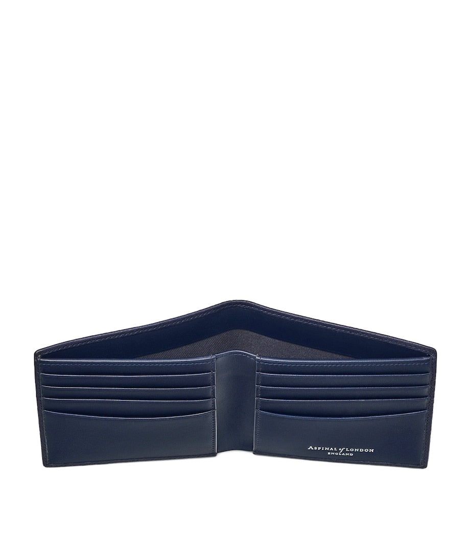 Aspinal of London classic billfold leather wallet (British brand)