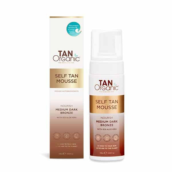 Tanorganic Self Tan Mousse 120ml Medium Dark Bronze