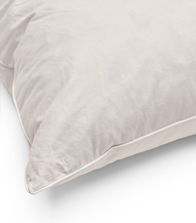 Vispring cotton down-filled pillow 50cm x 75cm (British brand)