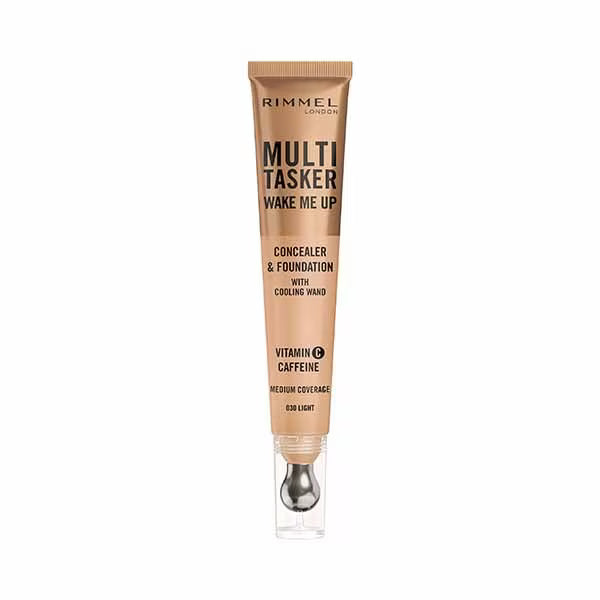 Rimmel Multi Tasker Light 030 Concealer Foundation 20ml, imported from the UK