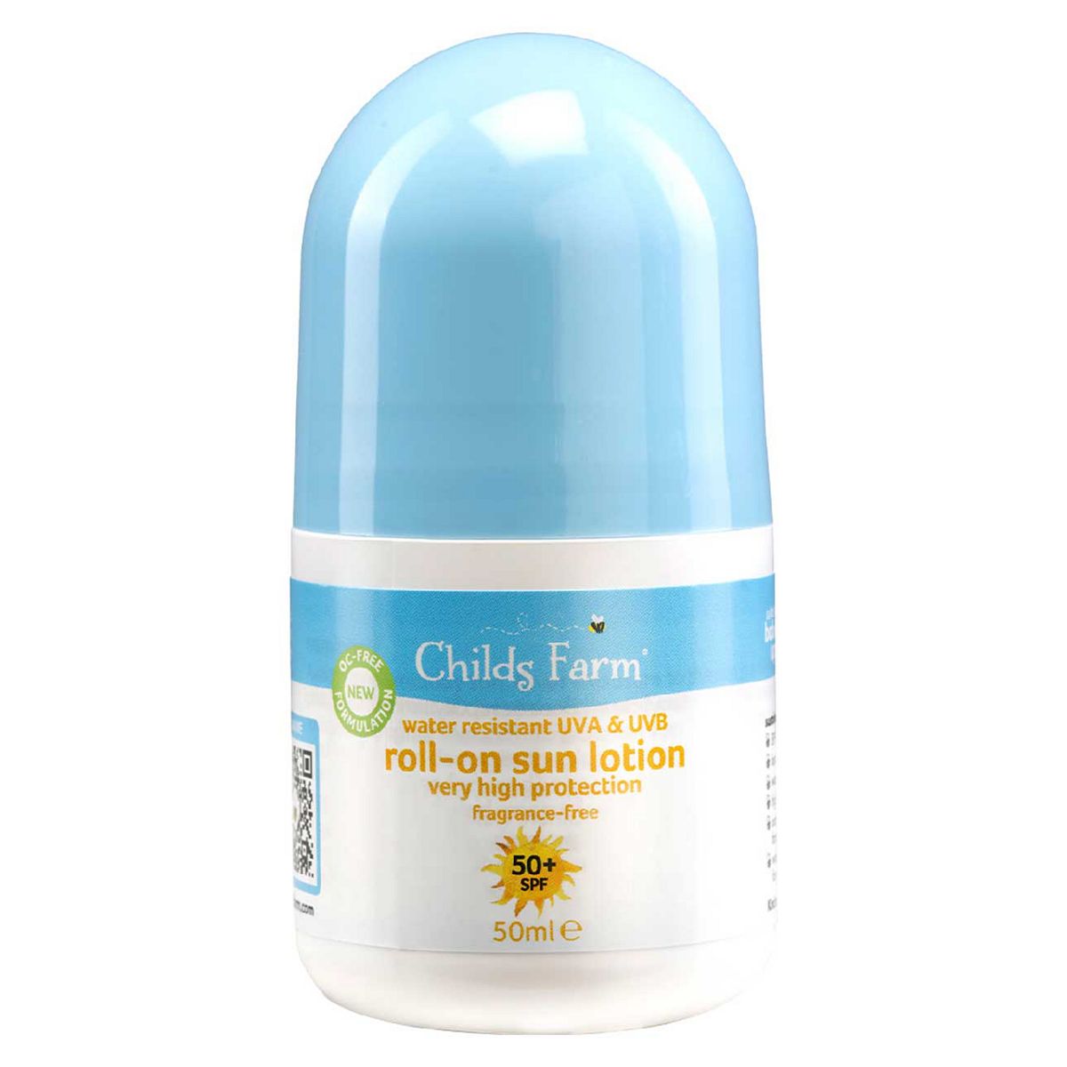 Childs Farm SPF 50+ Roll-On Sunscreen Fragrance-Free 50ml GOODS Boots   