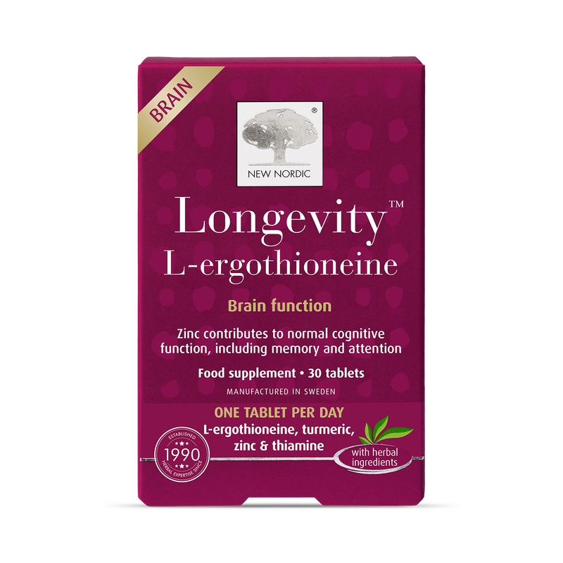 New Nordic Longevity Brain Function 30 Tablets, UK version