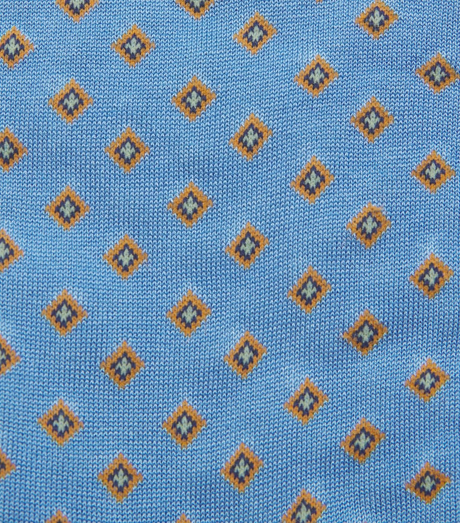 Harrods cotton-blend diamond socks, UK version