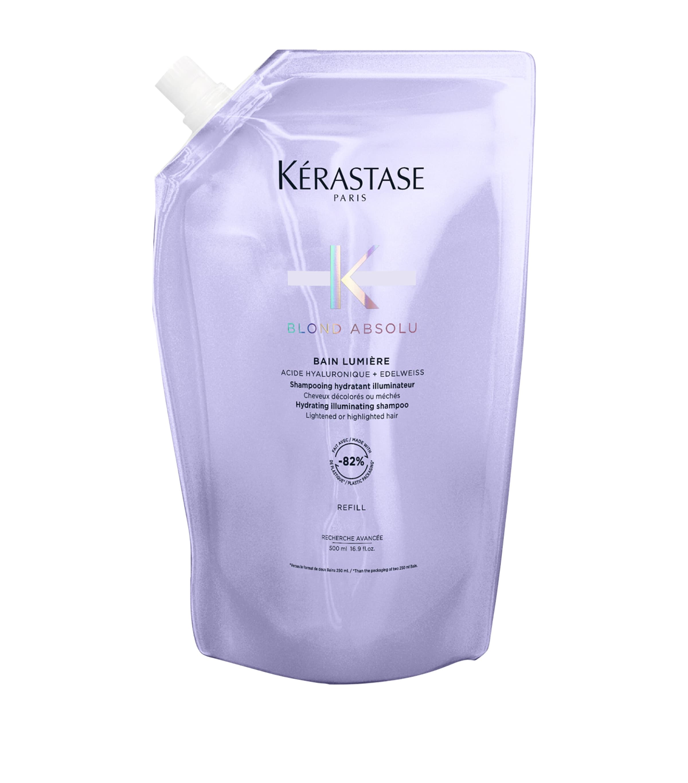 Kerastase Blond Absolu shampoo for blonde hair 500ml refill, UK version