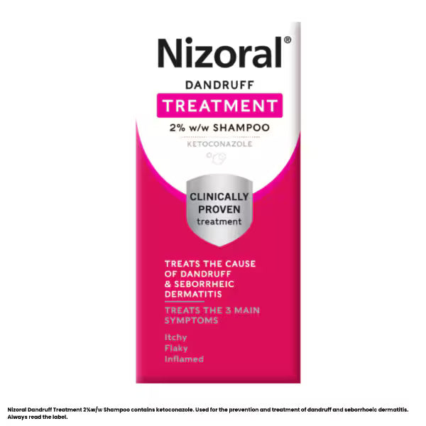 Nizoral dandruff treatment shampoo Ketoconazole 2%, imported from the UK