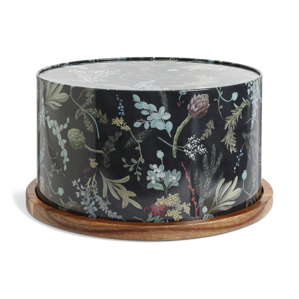 Habitat Winter Floral Cake Tin & Board