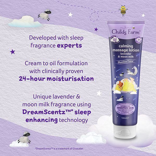 Childs Farm Slumbertime Massage Lotion Lav & Moon Milk150ml GOODS Superdrug   