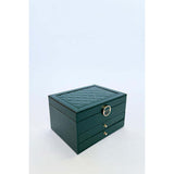 Green vanity jewellery storage box 23x17x13.5 cm (British brand)