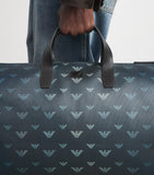 Emporio Armani canvas eagle holdall travel bag (British brand)